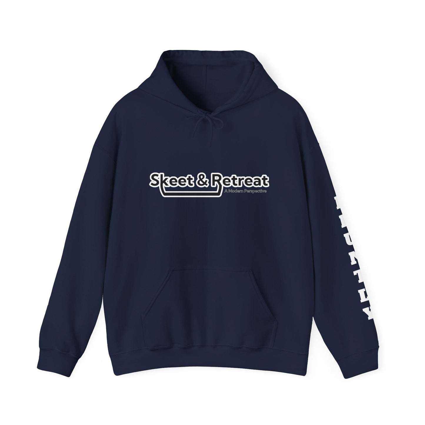 "Skeet & Retreat."  Casual, Comfy, Unisex Heavy Blend™ Hooded Sweatshirt