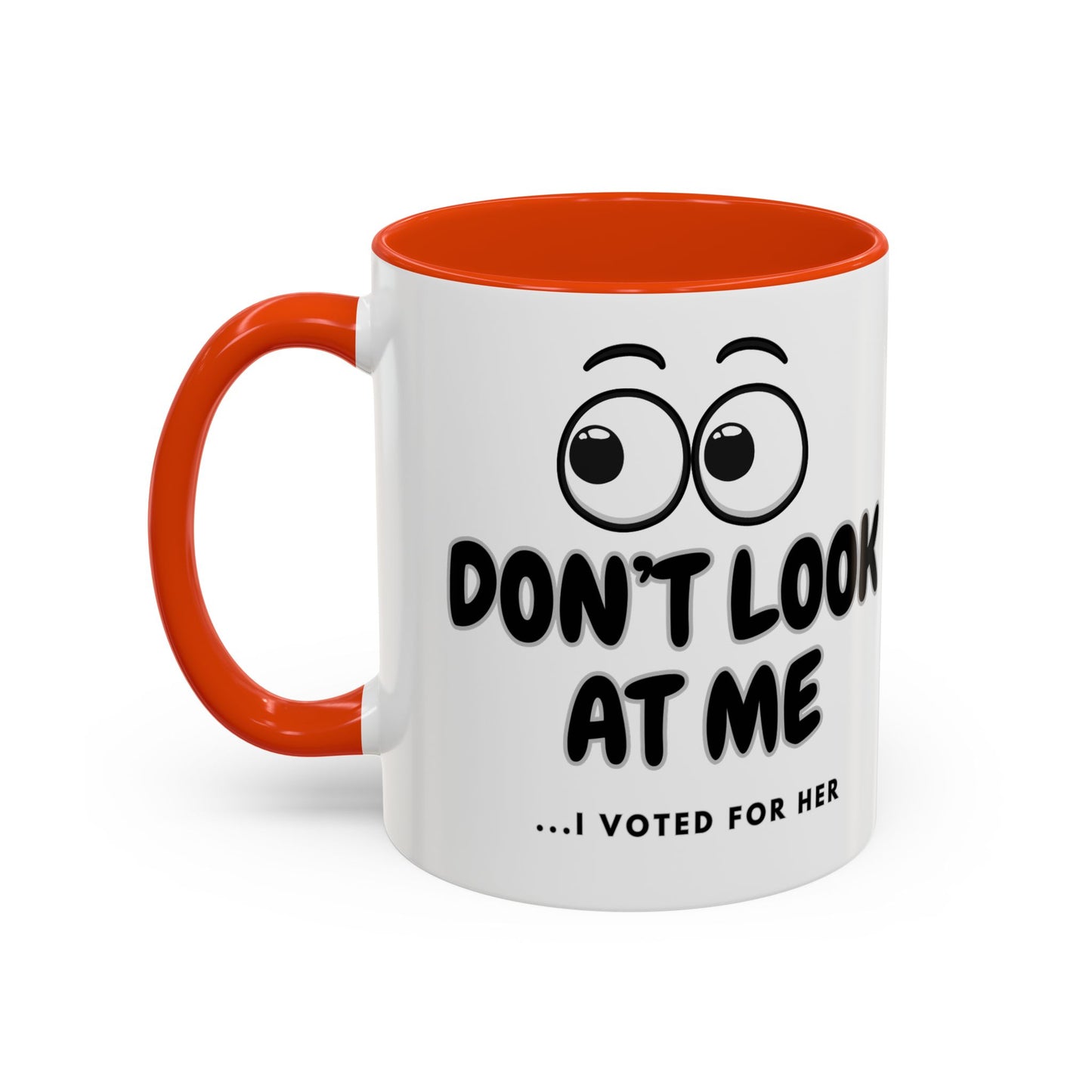 "Don't look at me" Colorful Mugs (11oz, 15oz)