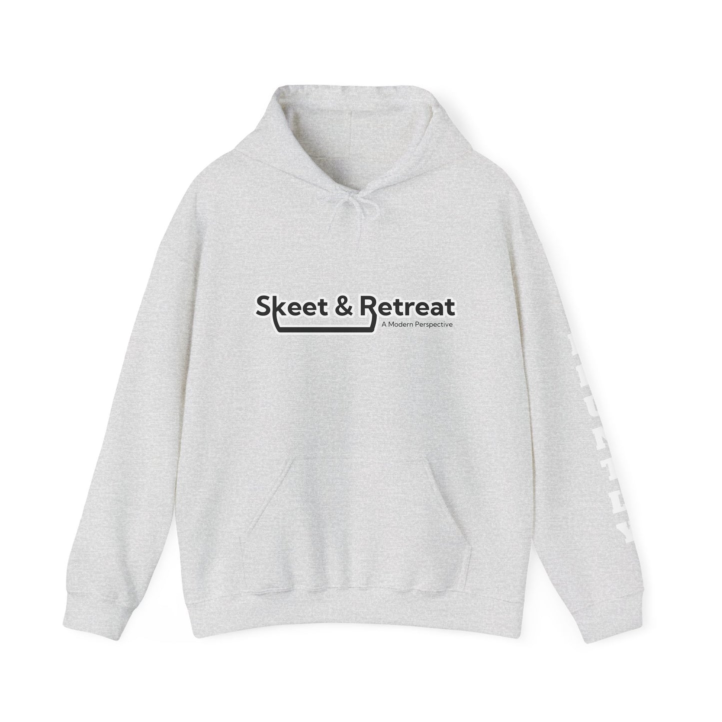 "Skeet & Retreat."  Casual, Comfy, Unisex Heavy Blend™ Hooded Sweatshirt